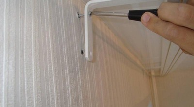 Установка карниза для штор